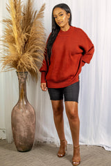 OVERSIZED RUSTY SWEATER